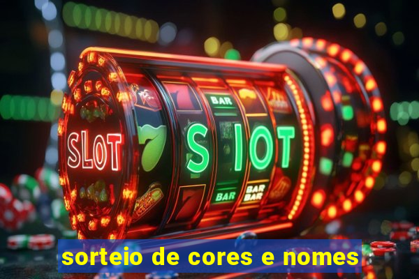 sorteio de cores e nomes